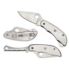 Spyderco Spyderco - Clipitool - Plain & Serrated Silver - 8Cr13MoV