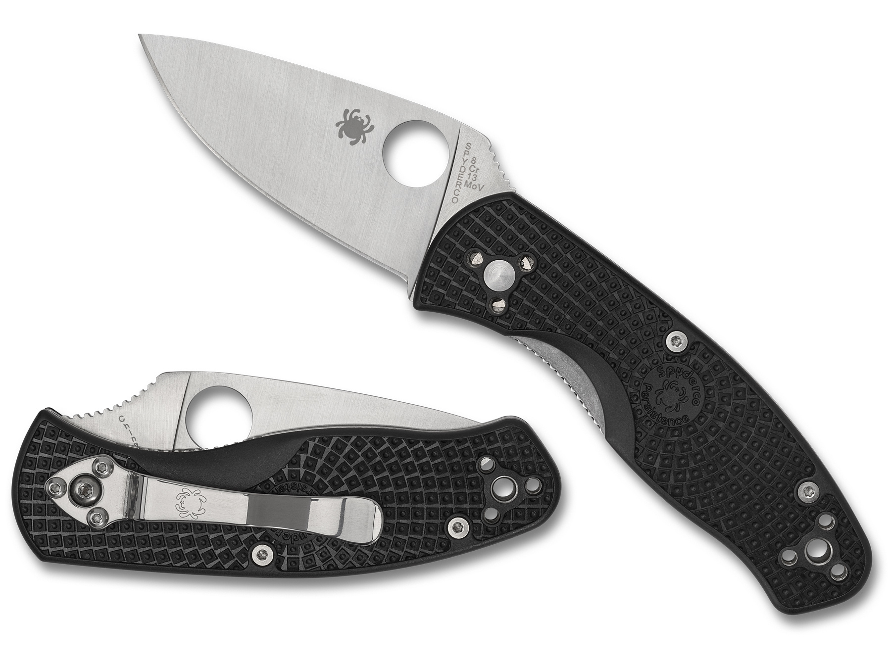 Spyderco Spyderco - Persistence Lightweight - Black - 8Cr13MoV PE
