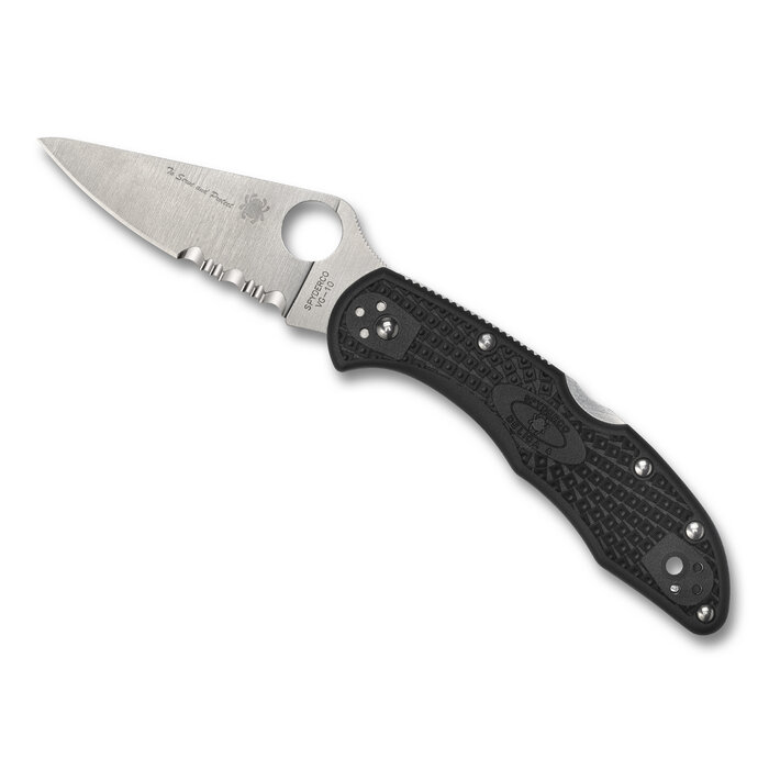 Spyderco Spyderco - Delica 4 - Thin Blue Line - Black - VG-10 CE