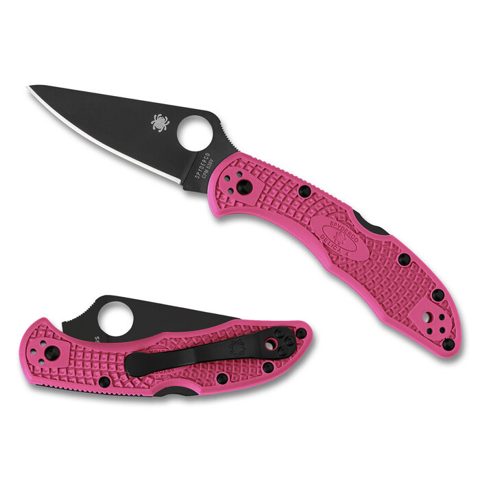 Spyderco Spyderco - Delica 4 Lightweight - Pink/Black - CPM S30V PE