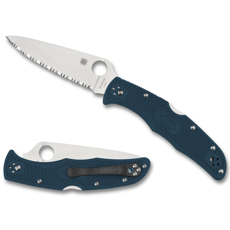 Spyderco Spyderco - Endura 4 Lightweight - Blue - K390 SE
