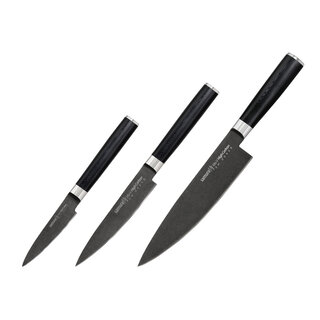 Samura Samura - Mo-V Stonewash - Set de couteaux 3 pièces