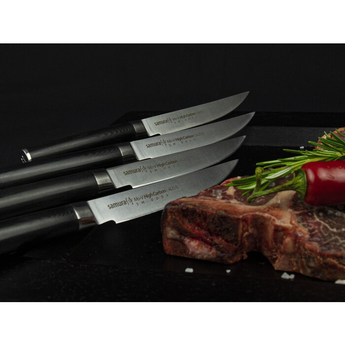 Samura Samura - Mo-V - Steakmesser-Set 4-tlg