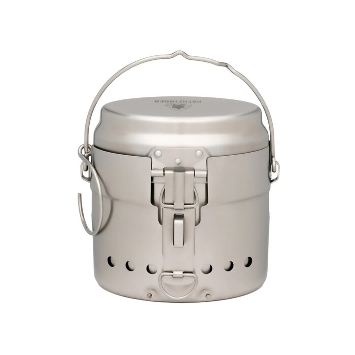 Pathfinder Pathfinder - Set de cuisson suédois en acier inoxydable 3 pièces