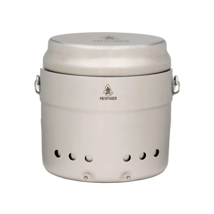 Pathfinder Pathfinder - Set de cuisson suédois en acier inoxydable 3 pièces