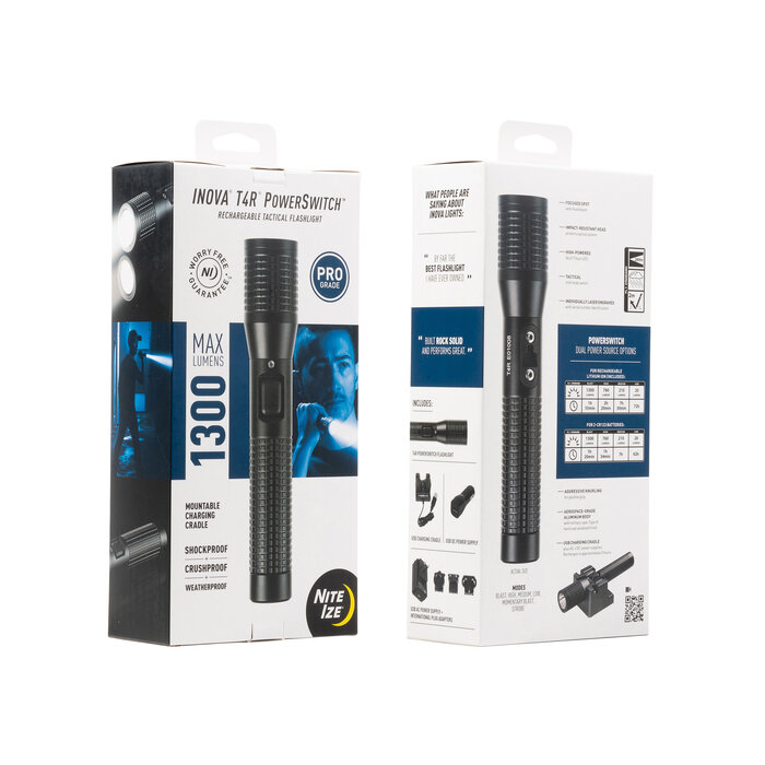 Nite Ize Nite Ize - Inova T4R Powerswitch Zaklamp - 1300 Lumen