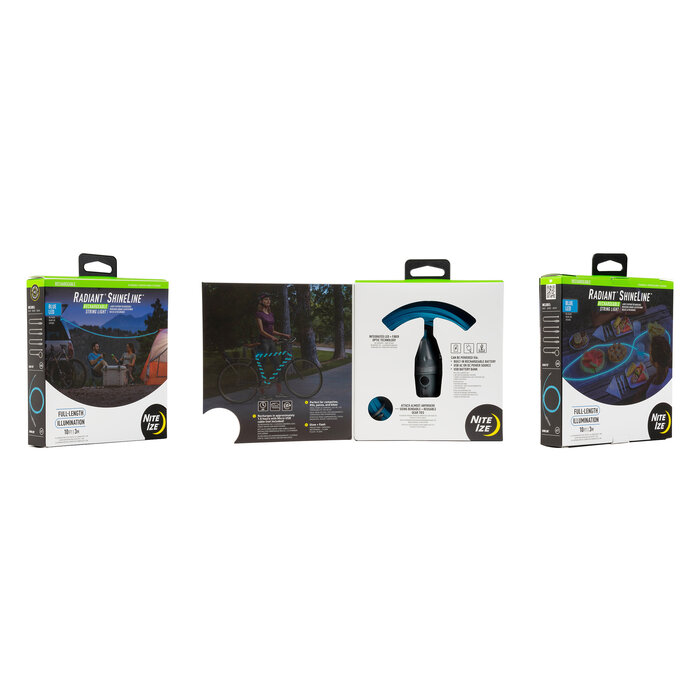 Nite Ize Nite Ize - Radiant ShineLine - Oplaadbaar Lichtsnoer - Blauw