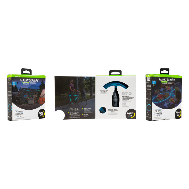 Nite Ize Nite Ize - Radiant ShineLine - Oplaadbaar Lichtsnoer - Blauw