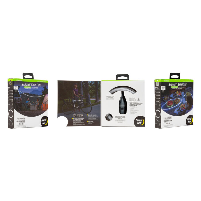 Nite Ize Nite Ize - Radiant ShineLine - Wiederaufladbares Lichtkabel - Weiß
