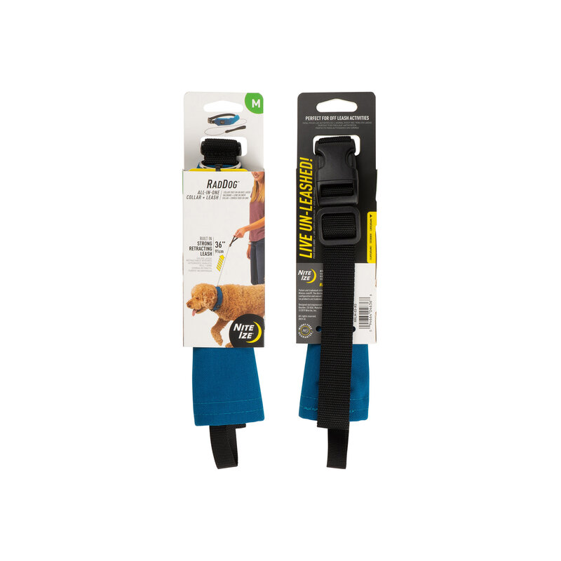 Nite Ize Nite Ize - RadDog Halsband & Riem Blauw - M