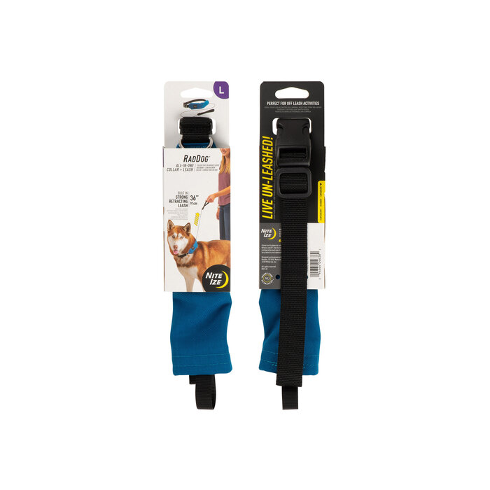 Nite Ize Nite Ize - RadDog Collar & Leash Blue - L