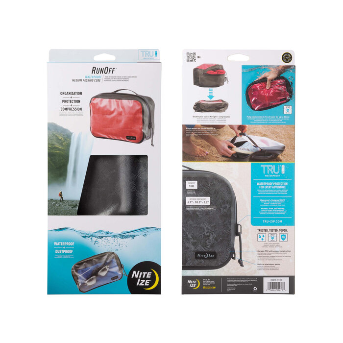 Nite Ize Nite Ize - RunOff - Wasserfester Reisewürfel Anthrazit - M