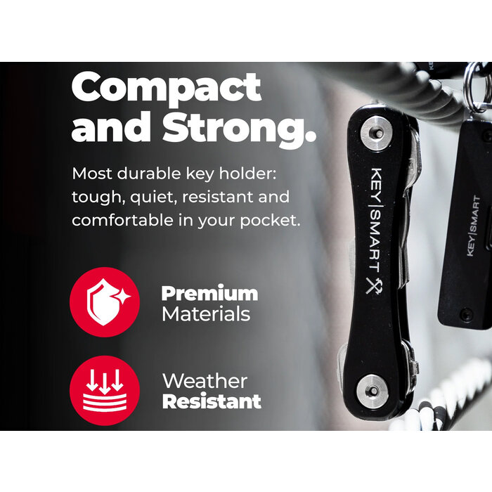 Keysmart KeySmart - Keyholder Rugged - Red - Clam