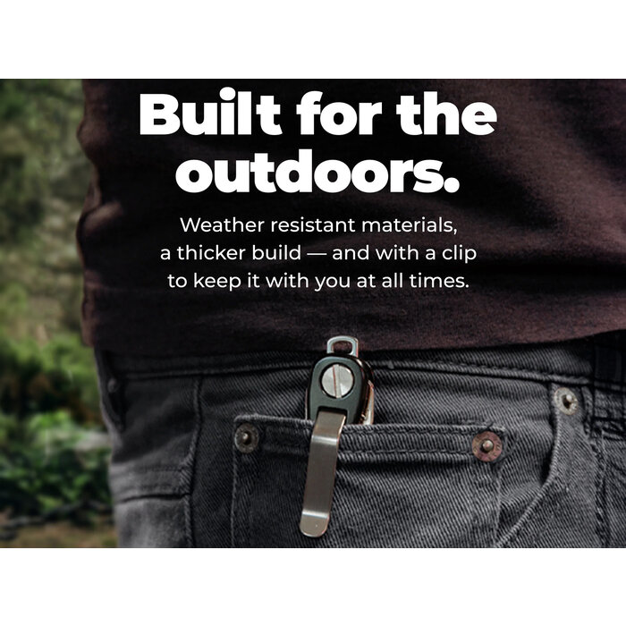 Keysmart KeySmart - Keyholder Rugged - Red - Clam