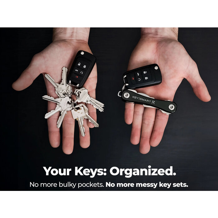 Keysmart KeySmart - Keyholder Rugged - Red - Clam