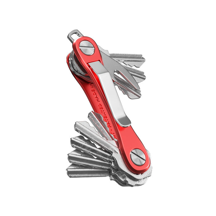 Keysmart KeySmart - Keyholder Rugged - Red - Clam