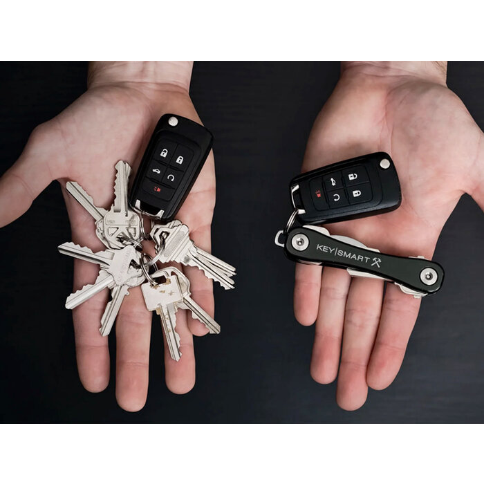 Keysmart KeySmart - Keyholder Rugged - Black - Clam
