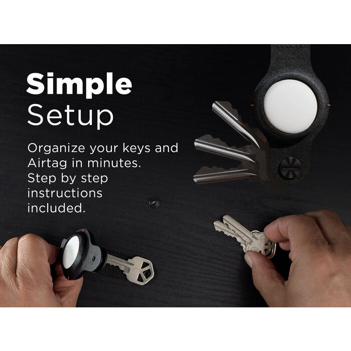 Keysmart KeySmart - Air Compact Key Holder - Black