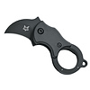 Fox Cutlery Fox - Mini-Ka Folding - Schwarz mit schwarzer Klinge