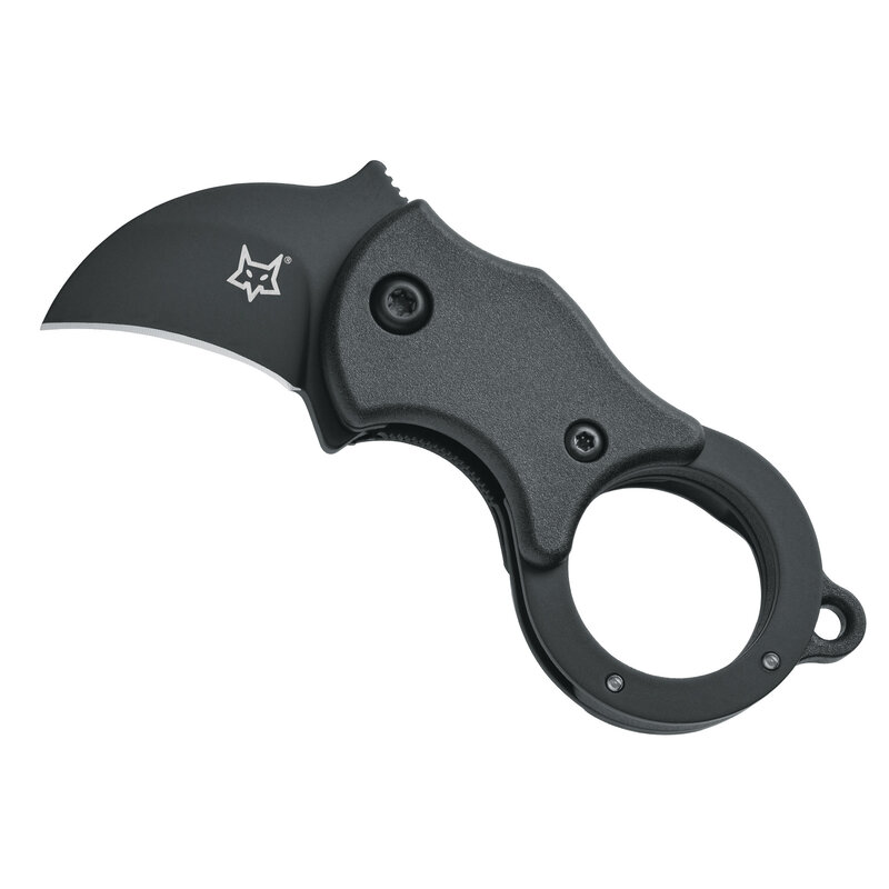 Fox Cutlery Fox - Mini-Ka Folding - Black with Black Blade