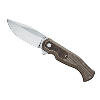 Fox Cutlery Fox - Eastwood Tiger - Titanium - Zebrawood