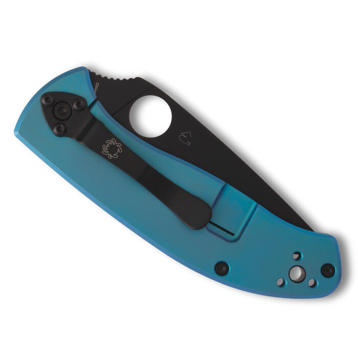 Spyderco Spyderco - Tenacious Titanium Blue/Black - 8Cr13MoV PE