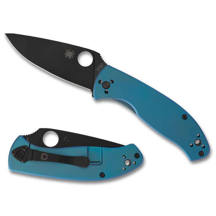 Spyderco Spyderco - Tenacious Titanium Blue/Black - 8Cr13MoV PE