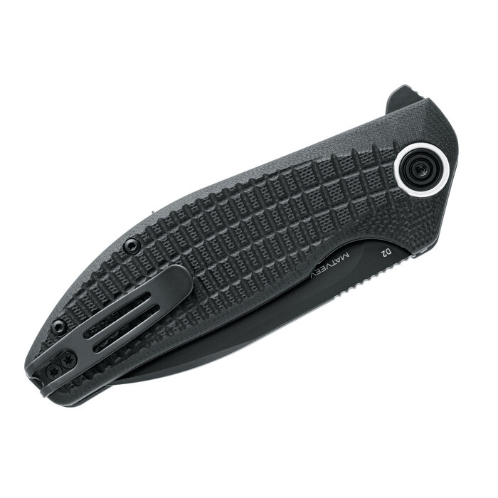 Fox Cutlery Black Fox - Acutus - Zwart - G10