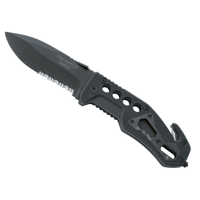 Fox Cutlery Black Fox - Rescue Knife - Black - G10
