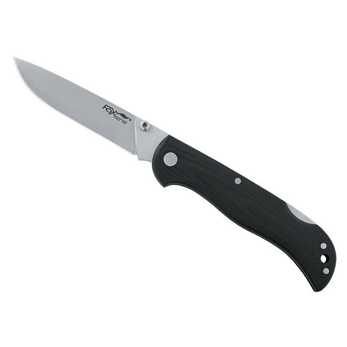 Fox Cutlery Fox - Folding Knife - Black G-10 Handle