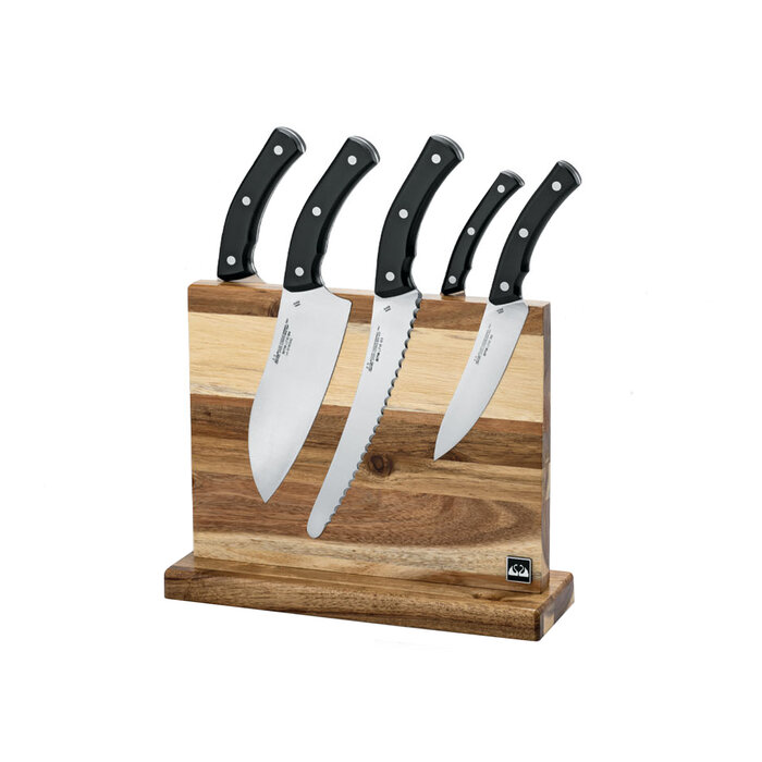 Due Cigni Coltellerie Due Cigni -  Magnetic Knife Block - Acacia