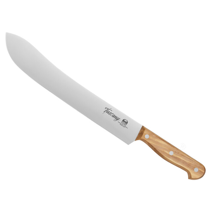 Due Cigni Coltellerie Due Cigni - Tuscany Scimitarra Butcher knife - Olive