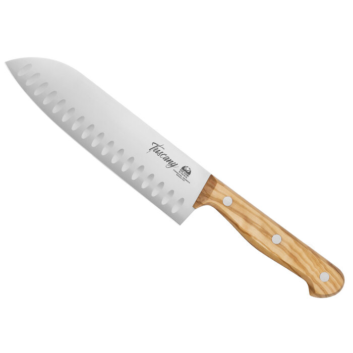 Due Cigni Coltellerie Due Cigni - Tuscany - Santokuknife - Olive