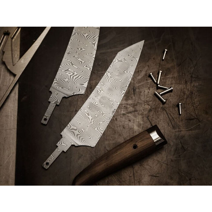 Due Cigni Coltellerie Due Cigni - Coquus - Kengata Damascus