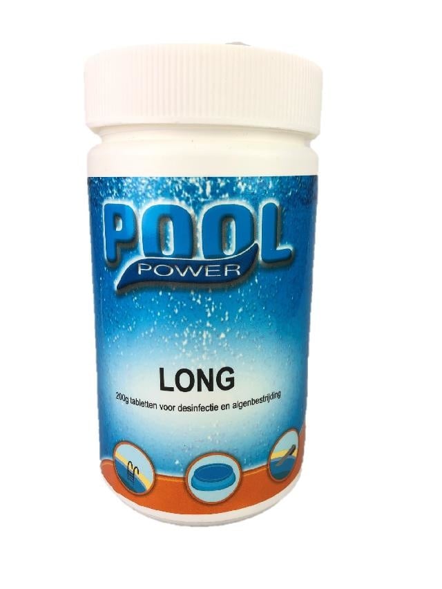 Pool Power Pool Power - comprimés de chlore long 200gr - 1 kg - Copy - Copy