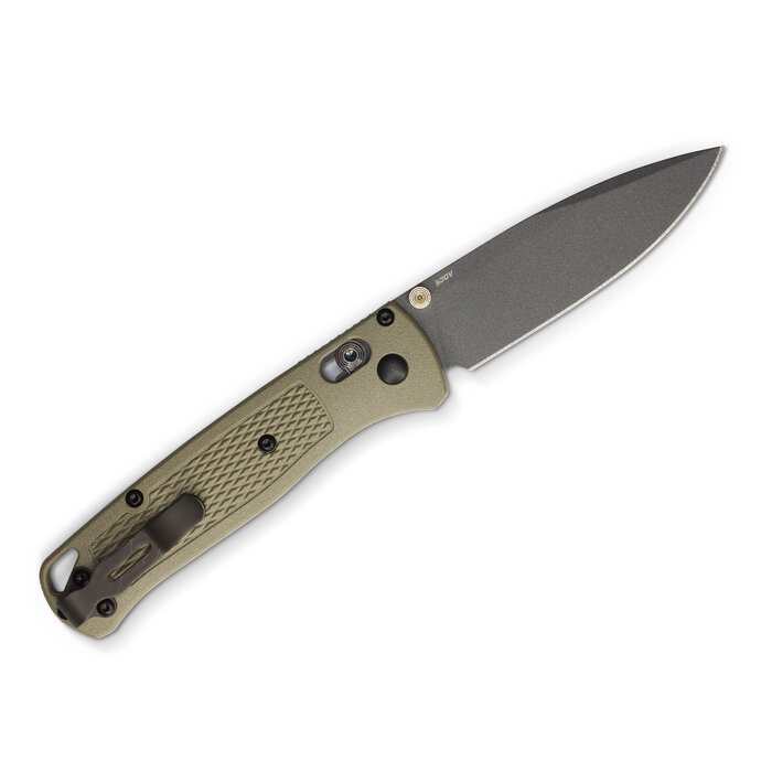 Benchmade Benchmade - Bugout - Gray Blade/Green Handle PE