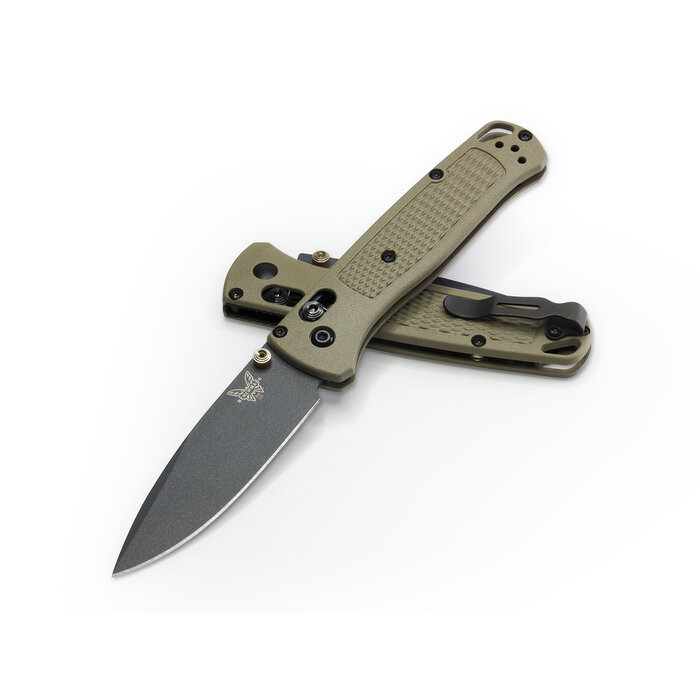 Benchmade Benchmade - Bugout - Gray Blade/Green Handle PE