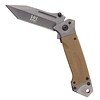 101 INC Sturdy pocket knife with clip 22cm Coyote (heavy quality)