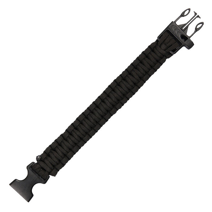 101 INC 101 INC - Paracord whistle buckle - 9 inch JYFPB08 - Black