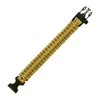 101 INC Paracord whistle buckle - 9 inch JYFPB08 - Coyote