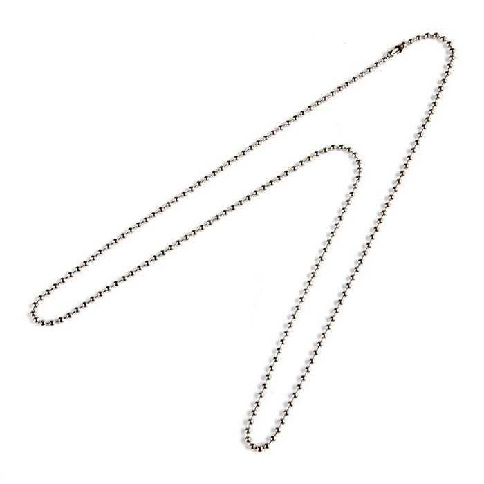 Dog tag ketting lang - Zilver/Chrome