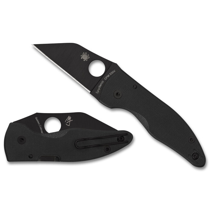 Spyderco Spyderco - Microjimbo - Black/Black - CPM S30V PE