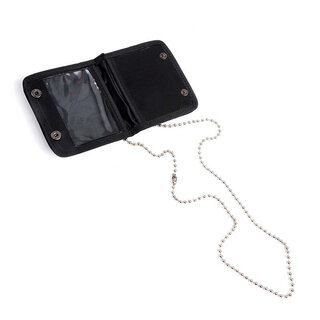 Stealth ID-Kartenhalter klein m Kette - Schwarz