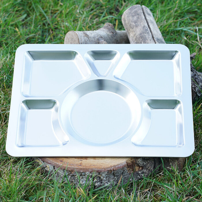 Fosco Industries Fosco Industries - RVS bord met 6 vakken