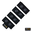 101 INC Set de 4 ceinturons en Cordura DP236 - Noir