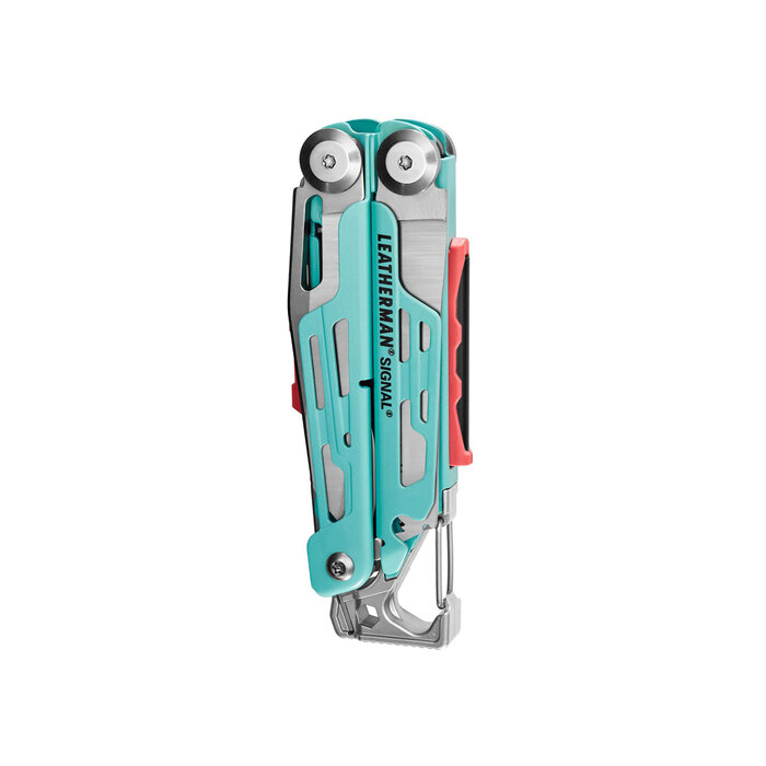 Leatherman Leatherman - Signal Multitool Aqua Stainless + Nylon Hoesje Black