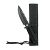 101 INC Combat knife - Recon - 7” Model A - Black