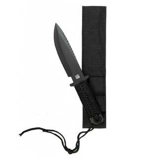 101 INC Combat Messer - Recon 10“ - Modell A - Schwarz