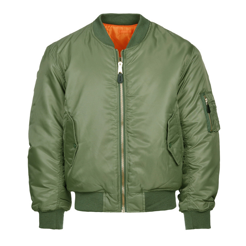 Fostex MA-1 Bomber Jacket Green | Original Nylon Flight Jacket -
