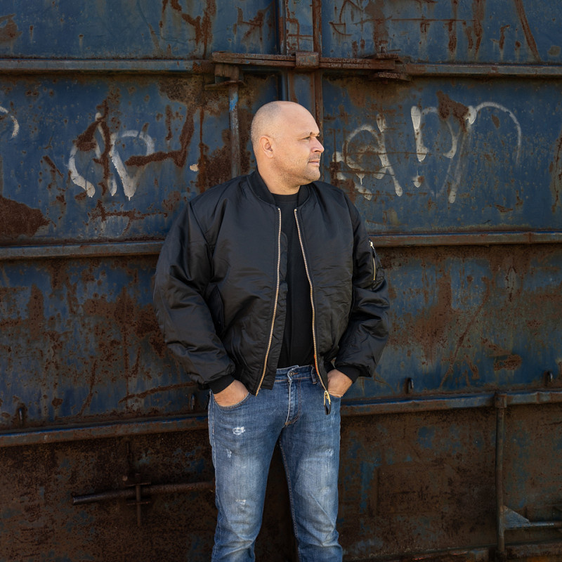 Fostex MA-1 Bomber Jacket Black | Original Nylon Flight Jacket